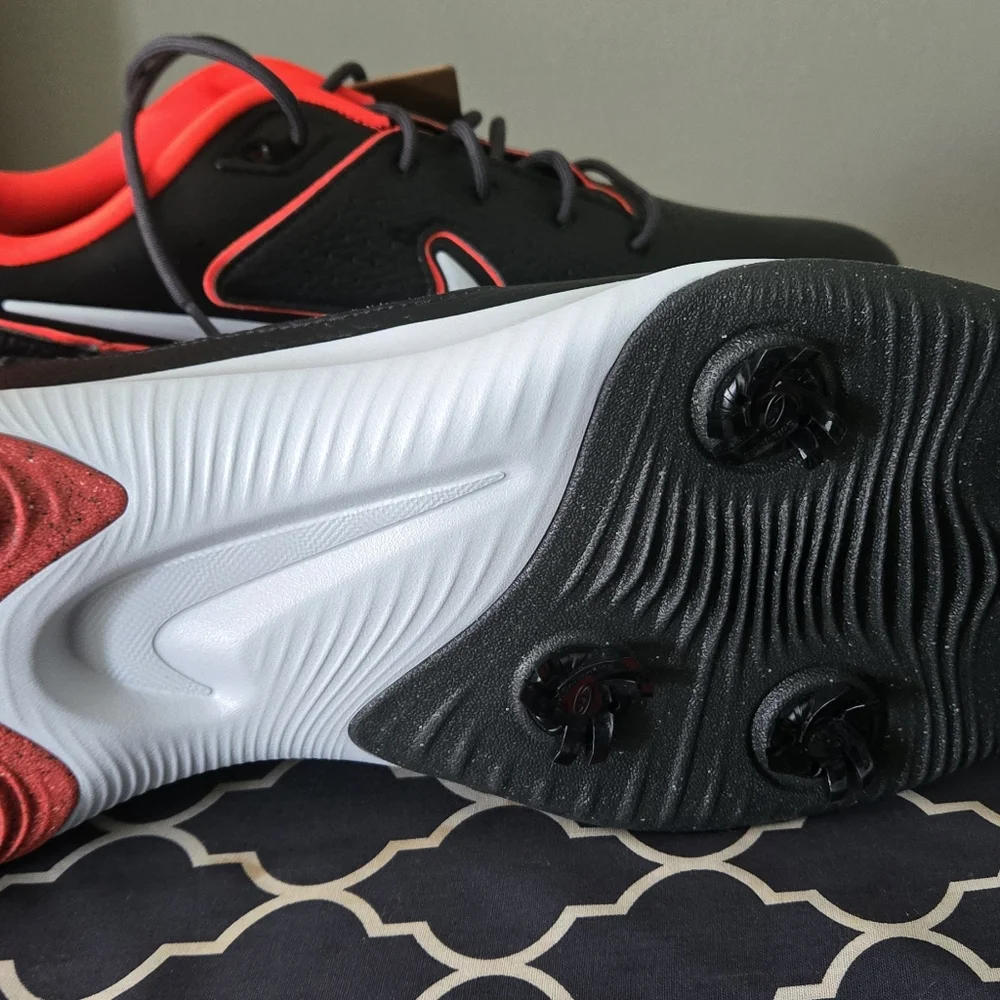 Nike Air Zoom Victory Pro 3 Golf Shoes Men's Sz 14  DV6800-005 Crimson Platinum - Picture 8 of 10